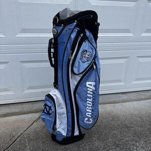 Team Effort Notre Dame Cart Bag Blue 14-Way Divide Single Strap Golf Bag